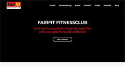 Desktop Screenshot of fair-fit.de