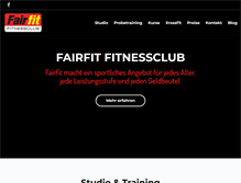 Tablet Screenshot of fair-fit.de